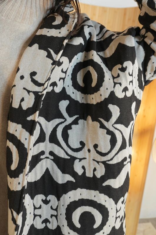 Micah Jacquard Coat Chocolate